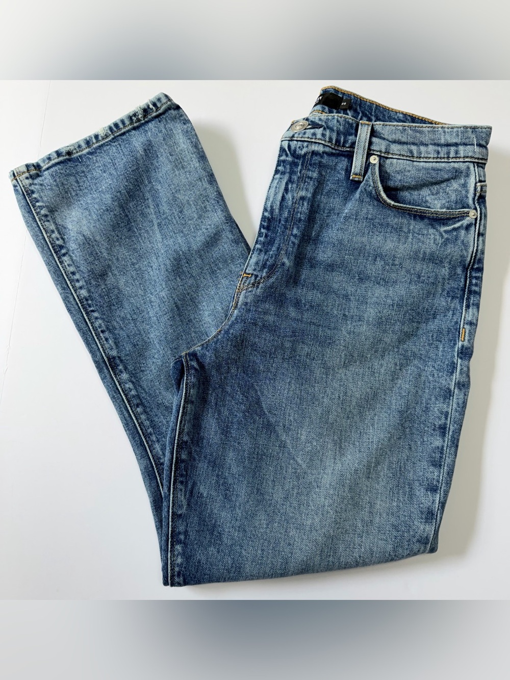 Hudson Holly Boot Jeans Women’s 28 Cropped Bootcut Distressed